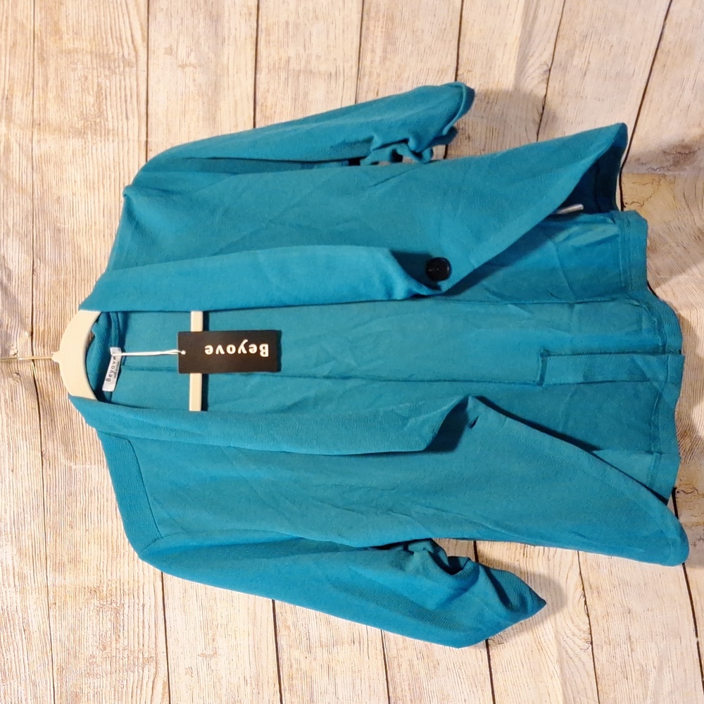 Beyove jacket Aqua/Turq Small